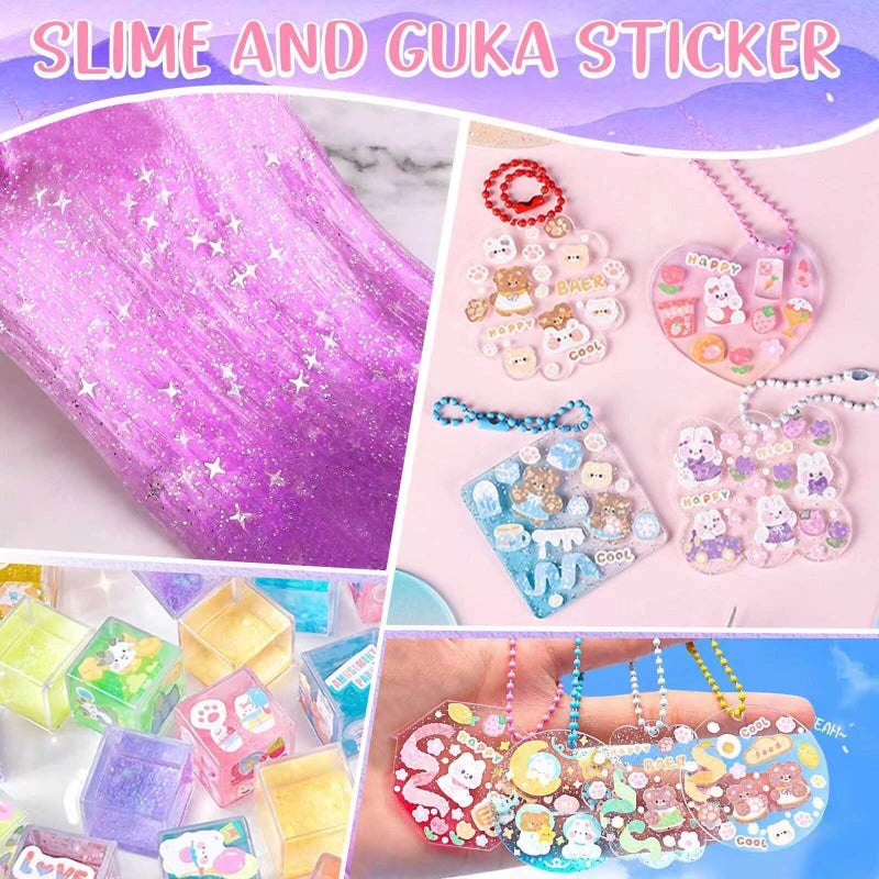 ZiZa Cute Nano Tape Bubble Kit for Kids with Box  Nano Tape Squishy Maker Kit  Nano Bubble Tape Kit  Nano Tape Bubbles - Image 3